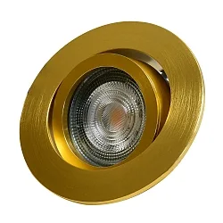 ring DECOCLIC round, swivelling, gold matt