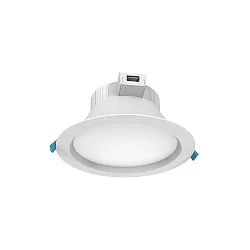 recessed luminaire FILA DF Ø 25CM CCT Switch, switchable, multipower, with diffuser IP54, white  14