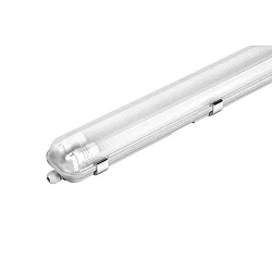LED Damp-proof luminaire LUTO LED T8, 1,5m, 2x24W, 4000K, 2x2400lm, grey