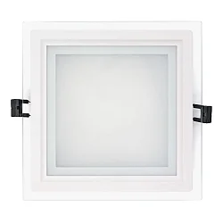 LED panel LED GLAS PANEL 200Q SCCT square, CCT Switch, dimmable 14W 1250 / 1350 / 1300lm 3000 / 4000 / 5700K 120° 120° CRI >80