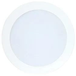 recessed downlight LED PANEL FLAT 105 R 350MA IP44 round, excl. LED driver IP44, white dimmable