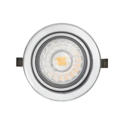 LED Furniture recessed luminaire N 5022 CSP LED Lens, 4W 3000K 350lm 38°, 350mA, dimmable, chrome