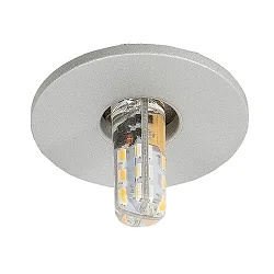 Recessed luminaire for starry sky N 392, Ø 4cm, G4, matt chrome