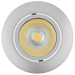 Recessed LED spot 5068 ECO FLAT, round, 350mA, 8W 4000K 750lm 38°, CRi>90, dimmable, matt chrome