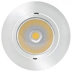 Recessed LED spot 5068 ECO FLAT, round, 350mA, 8W 4000K 750lm 38°, CRi>90, dimmable, chrome
