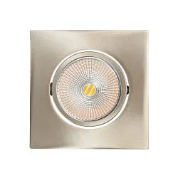 recessed downlight ECO FLAT 5068Q DIM / 38° round, CCT Switch, dimmable IP40, brushed nickel dimmable