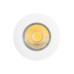 Recessed LED downlight A 5068 T Flat IP44, Ø 8cm, COB, 8W 3000K 850lm 38°, CRi>90, white