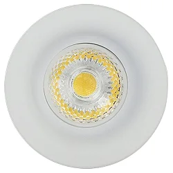 Recessed LED spot 5068 ECO FLAT glare-free, 350mA, 8W 3000K 800lm 38°, CRi>90, dimmable, matt white