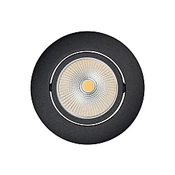 downlight 5068 ECO FLAT BIO round IP40, black matt dimmable