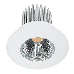 Recessed LED spot DOWNLIGHT A 5068 S IP44, COB, Ø 8cm, 12W 3000K 1000lm 38°, CRi>90, white