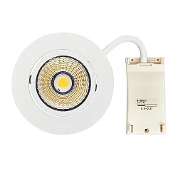 spot 5068 ECO DOB round IP40, white matt dimmable