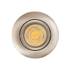 downlight A 5068 BIO swivelling LED IP40, brushed nickel, powder coated dimmable