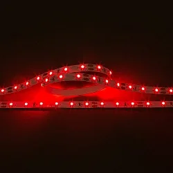 LED Strip Flexible LED SMD 3528, 12V, 4.8W/m, RED, 500cm