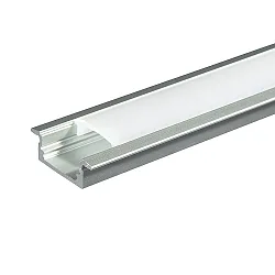 Aluminum T-Profile 2 OP, 200cm, for LED Strips up to 1.2cm width