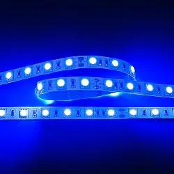 LED Strip Flexible LED SMD 5050, IP20, 24V 14.4W/m, BLAU, 500cm