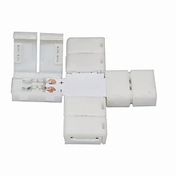 Accessories for Flexible LED SMD 3528 - Cross connector, 2-pole, set of 5