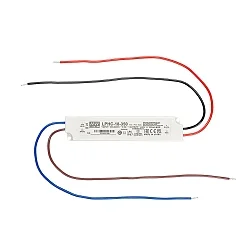 LED driver EL-17-350 IP67, 3 - 16.8W, constant voltage 350mA, 180-264ac, sec. 6-48Vdc, white