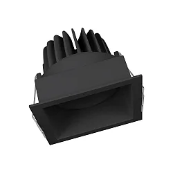 downlight SPOT SQUARE DARKLIGHT ADJUST square, DALI controllable, tiltable, set back IP20