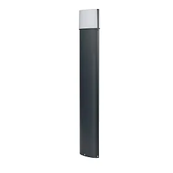 bollard lamp ENDURA® STYLE ELLIPSE 90CM lateral light direction, elliptisk, switchable IP44, dark grey 