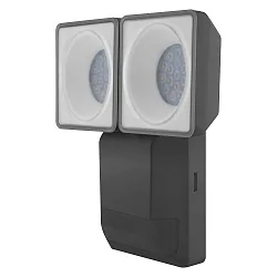outdoor wall luminaire ENDURA® PRO FLOOD SENSOR 16W 2-fold, with sensor, tiltable IP55, dark grey dimmable