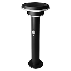 solar floor lamp ENDURA® STYLE SOLAR 40CM POST SENSOR DOUBLE CIRCLE with switch, with sensor, with accumulator IP44