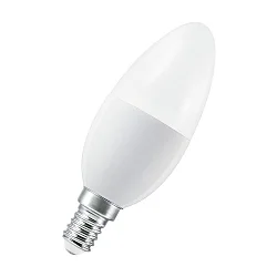 LED lamp candle SMART+ WIFI CANDLE TW 40 tunable white, controllable via WLAN / WIFI matt E14 4,9W 470lm 2700-6500K 200° CRI 80