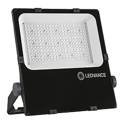 floodlight FL PFM DA SYM R30 200W 3000K BK DALI controllable, symmetrical IP66, black