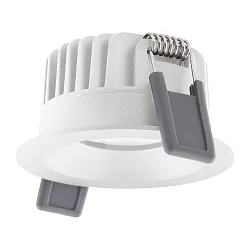 downlight SP FIX P 8W 930 PS DIM IP44 WT rigid, with switch, multipower, set back IP44/IP20, white
