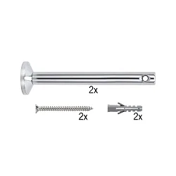 Accessories for Wire system 12V WIRE SYSTEM L&E Deflector / Suspension, 1 pair, 165mm, chrome matt