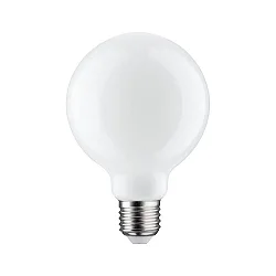 LED Filament Globe Lamp G95, 230V, E27, 7.5W 2700K 806lm, dimmable, glass opal