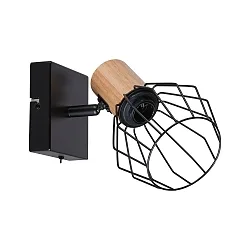 spot LANKA 1 flame E14, black dimmable