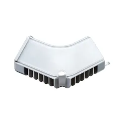 Accessories Profile Corner connector set of 2, corner inside, gray, plastic