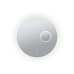 mirror with lighting MIRRA LED Ø 60CM . INK. 3X ZOOM round, with cosmetic mirror IP44, white dimmable