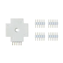 Accessories for MAX LED STRIPE X-connector, white, plastic