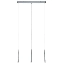 Paulmann LED Pendant luminaire Gutta brushed aluminum