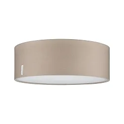 Paulmann Ceiling luminaire Mari 2 flames with fabric shade E27 max. 2x20W, beige