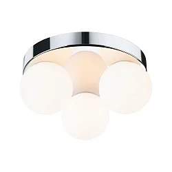 wall and ceiling luminaire GOVE G9 IP44, chrome, mat 