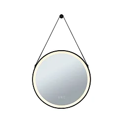 mirror with lighting MIRRA Ø 60CM round, CCT Switch, with touch dimmer, with tape, with heating function IP44