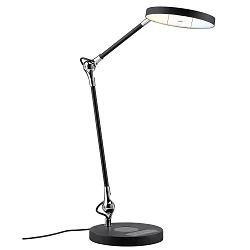 LED Table lamp NUMIS with Qi charging functionn, 11W Tunable White, dimmable, black