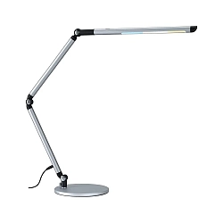 desk lamp FLEXBAR CCT Switch, adjustable, with touch dimmer IP20, silver matt dimmable