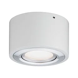 Paulmann LED Ceiling luminaire Argun white matt/brushed aluminum, 1 flame 1x 4,8W