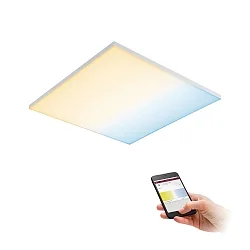 LED Panel VELORA ZigBee TW surfaced mounting, 59.5cm, 230V, 19.5W 2700-6500K 2200lm, dimmable, white matt