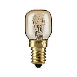 Bulb oven lamp, E14, 230V, 300°, clear, 25W