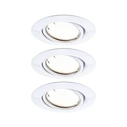 recessed luminaire BASE COIN LED swivelling, set of 3, ZigBee controllable LED IP20