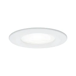 Recessed spot LED NOVA, IP44, fixed, 230V, incl. GU10 6.5W 4000K 450lm 36°, white matt