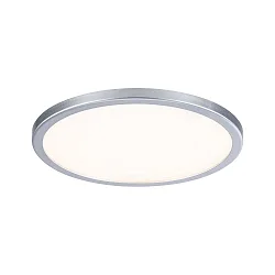 LED Recessed Panel AERO VariFit, round, IP44, Ø 17.5cm, 15W 3000K, chrome matt