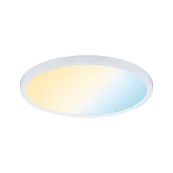 LED Recessed Panel AERO VariFit Zigbee TW, round, IP44, Ø23cm, 18W Tuneable White