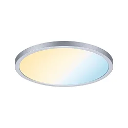 LED Recessed Panel AERO VariFit Zigbee TW, round, IP44, Ø23cm, 18W Tuneable White, chrome matt