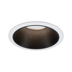recessed luminaire COLE round, rigid, set back GU10 IP23, black matt, white dimmable CRI >80