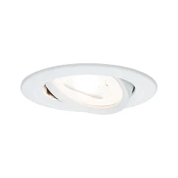 Paulmann Recessed luminaire Nova, IP23, round, set of 1, excl. lamp, max. 35W, GU10, white